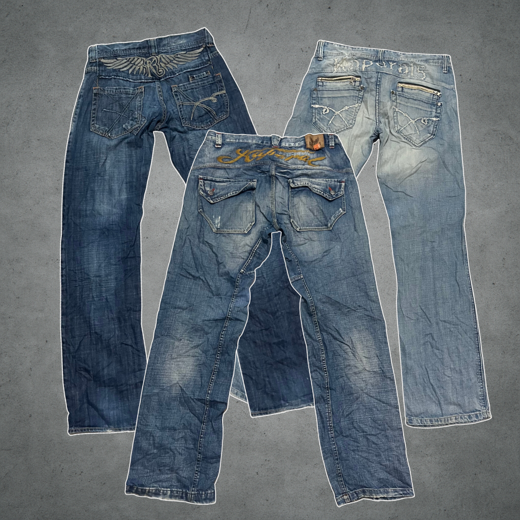 Hip Hop Printed Jeans